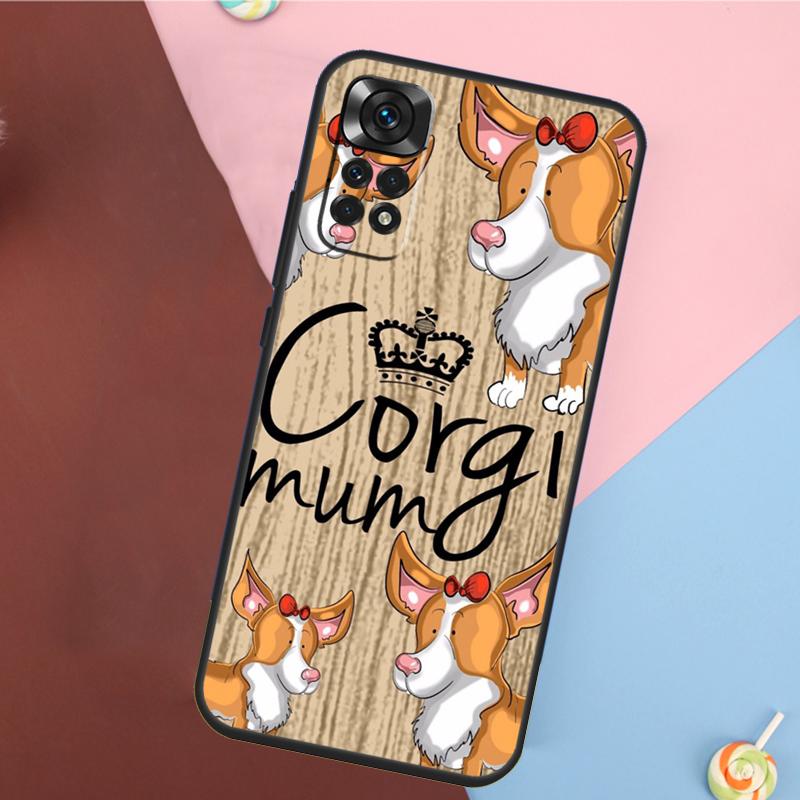 Мультяшный чехол для телефона Xiaomi Redmi Note 14 13 12 9 10 11 Pro 9S 10S 11S 12S Redmi 14C 10C 12C 13C с изображением валлийской собаки Шиба Корги