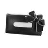 Car Sun Visor PU Leather Bow Tissue Holder Sunroof Boxes Accessories Auto Interior Seatback Storage Decoration Drawer Tissu I2E2