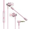 Брать Игровая гарнитура Наушники 4-полюсный микрофон Звонок Музыка Пульт дистанционного управления Смартфон Смартфон 3,5 мм (розовый) PR-YX059-PK