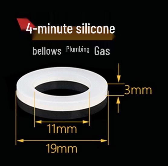 Силиконовая резиновая шайба-прокладка 1 дюйм для уплотнения душевой лейки/крана и фильтра шланга