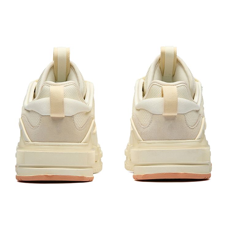 Anta Aotu нескользящие износостойкие низкие кроссовки для скейтбординга женские кроссовки светло-бежевые 922238060-2