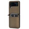 Роскошный кожаный чехол для мобильного телефона Samsung Z Flip4 5g для Samsung Galaxy Z Flip4 5g Flip 4 Flip3 Flip 3 Zflip4, складной чехол