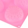 3D Хризантемы Силиконовая форма DIY Цветы Мыло Свечи Формы Подсолнух Торт Украшения Инструменты 6 Сеток Смола Форма