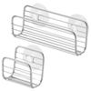 Stainless Steel Sink Storage Holder Suction Cup Dishcloth Stand Sponge Drain Rack  Bathroom