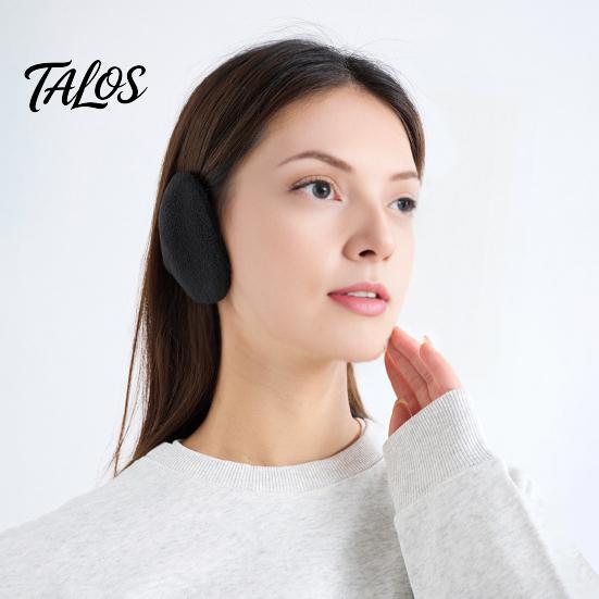 Compact Earmuffs 1 Pair Winter Warm Flannel Lightweight Design Portable Fine Edge Versatile Accessory Foldable