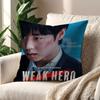 Фильм W-Слабый герой Класс 2 Наволочка для подушки Подушка Диван Принт Украшение Комната Дом Офис Кофейня Автомобиль Скандинавская Простота