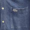 Lacoste Патч с логотипом Рубашка с длинным рукавом на пуговицах S синяя Мужская Б/У