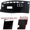 Dash Mat Cover Custom Interior Center Console Compatible with Ford Escape Titanium SUV 2020 2021 2022 Dashboard Mat Covers Accessories (with HUD)
