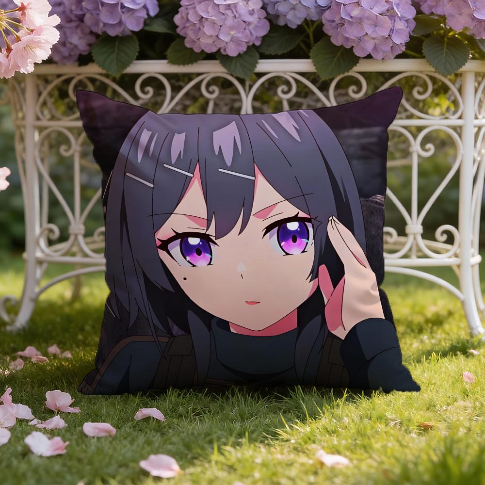 Аниме S-Сасаки и Пипс Наволочка для подушки Домашняя и автомобильная Двухцелевая наволочка: Двусторонняя конструкция для максимального комфорта