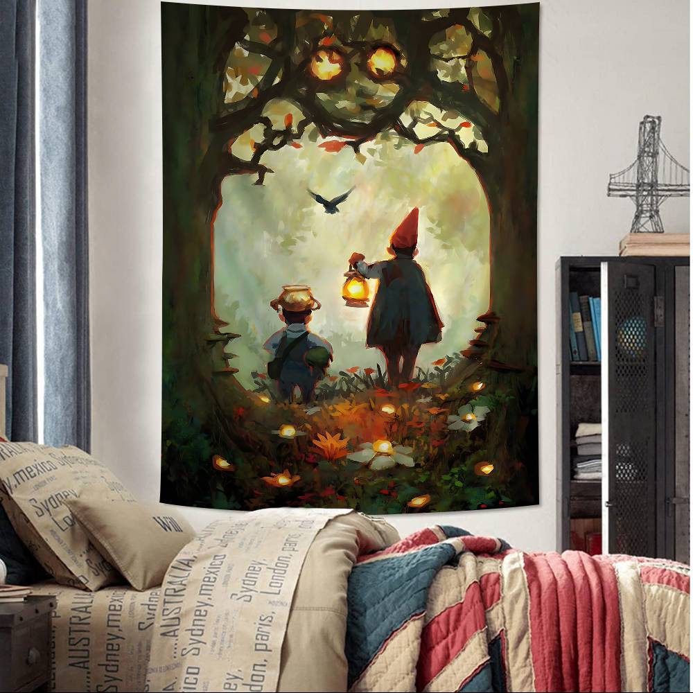 Over The Garden Wall Anime Cartoon Tapestry Bohemian Wall Tapestries Mandala Wall Hanging Sheets