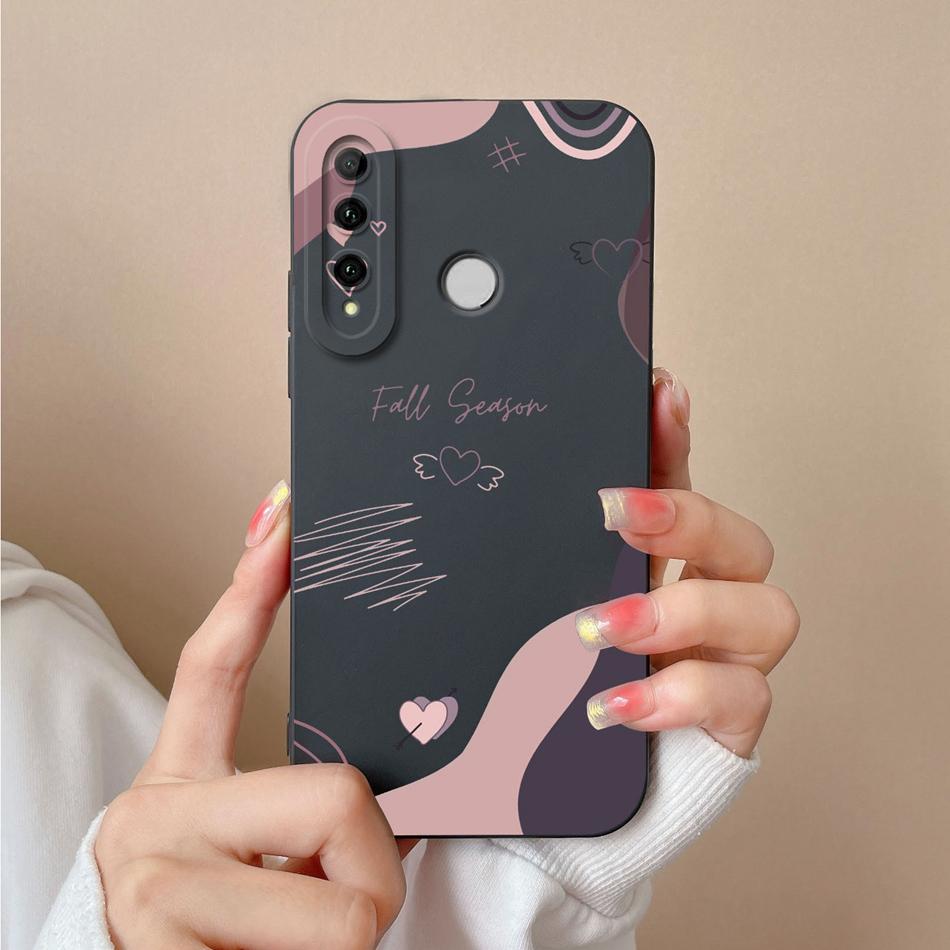 For Honor 10i Phone Case Butterfly Cat Soft Liquid Silicone Camera Protection Cover For Huawei Honor 10 i Model HRY-LX1T Fundas