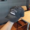 Retro Old Embroidered Letter Baseball Cap Denim New Fashion Casual Sunshade Sunscreen Cap