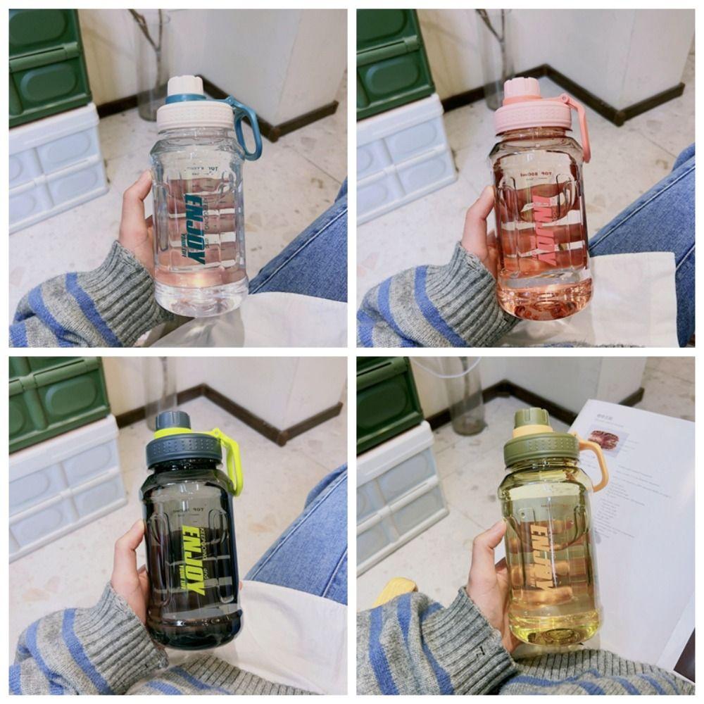 Plastic Water Bottle Large-Capacity Water Cup Cute Sport Bottle  Summer