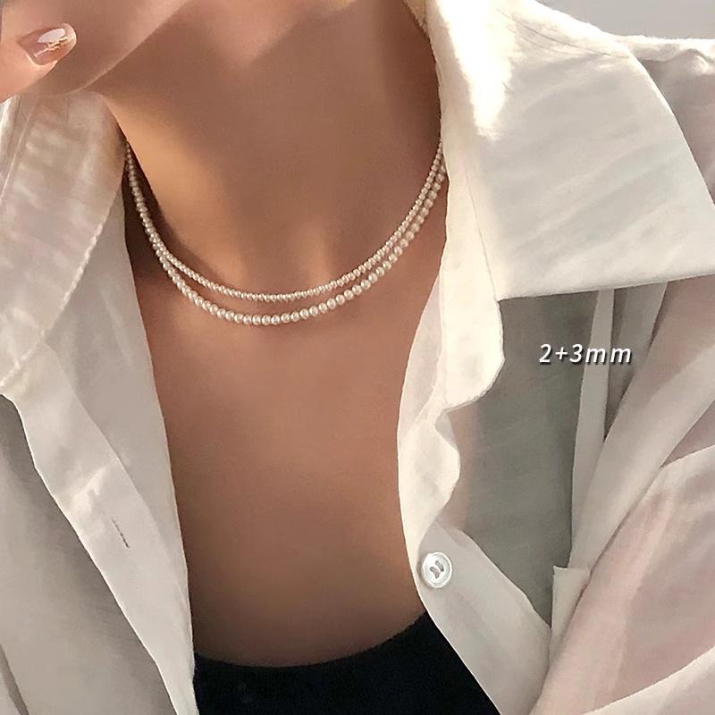 2025 Женское Роскошное Многослойное Колье-Чокер из Речного Жемчуга