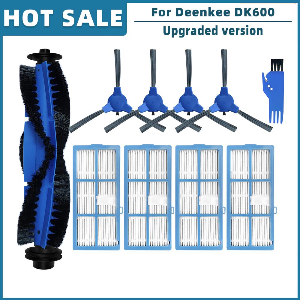 Замена для робота-пылесоса Deenkee DK600 запасные части аксессуары основная боковая щетка фильтр Hepa щетка крышка