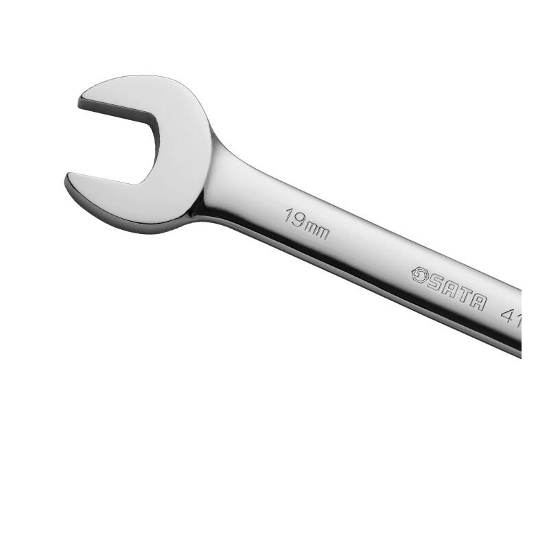 SATA 08009 Набор из 8 двусторонних рожковых ключей, полностью полированных