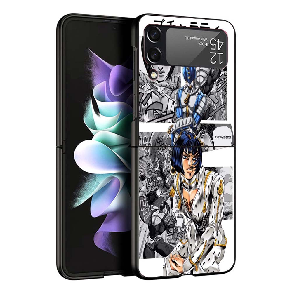 Чехол для телефона JoJo's Bizarre Adventure для Samsung Galaxy Z Flip7 Flip6 5G Flip5 Flip4 Flip3 ZFlip 7 6 3 4 5 Ударопрочная задняя крышка Ga