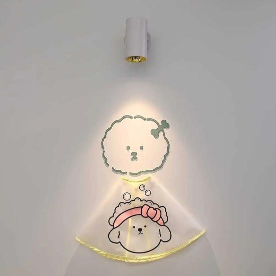 Плащ для питомца Регулируемая накидка для стрижки питомца Водонепроницаемый дизайн с мультяшным принтом Уход за собакой