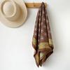 New European and American Big Scarf Scarf for Women  Versatile Classic Fashionable Twill Printed Sun Protection Commuter Scarf