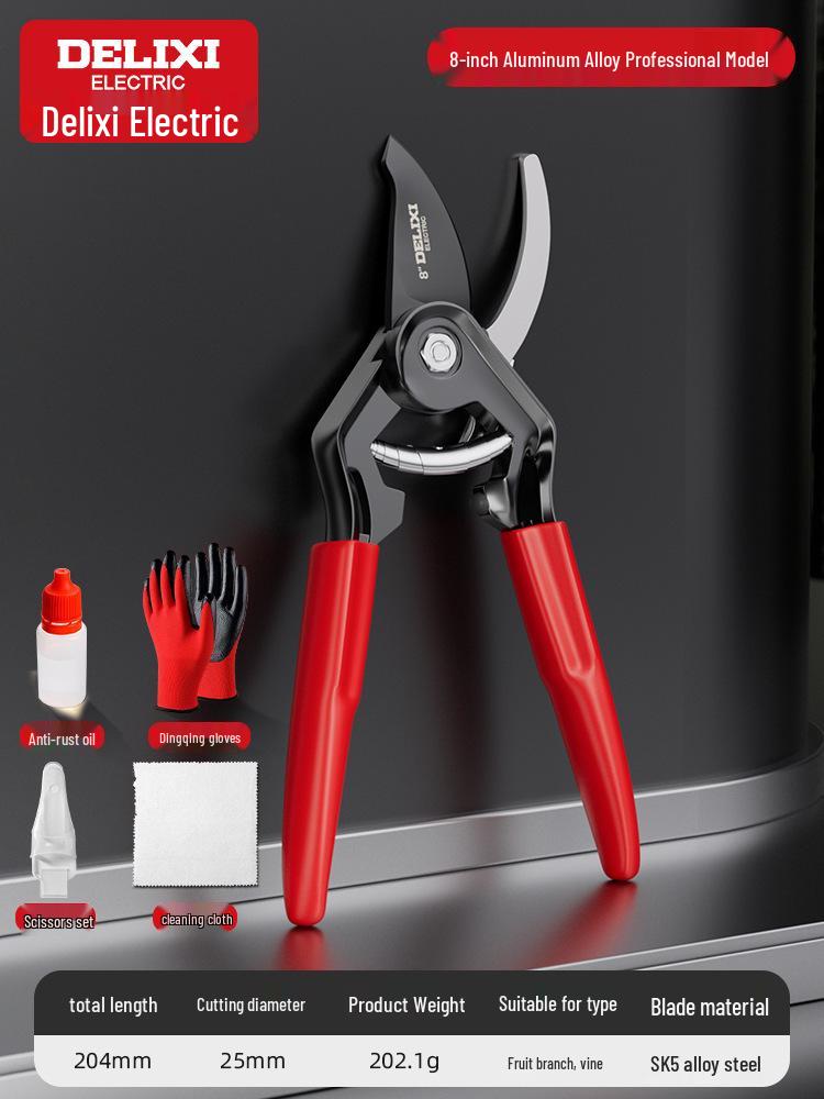 Электрические секаторы Delixi для садоводства, обрезки ветвей и плодовых деревьев