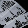 Kitchen Template Bakeware Art Cake Decorating Tool Fondant Molds Landmark Building Cake Stencil