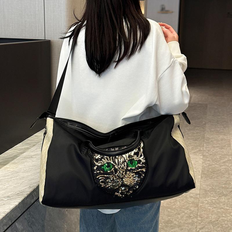 Большая вместительная дорожная сумка для женщин, спортивная сумка для йоги и фитнеса, студенческая сумка-органайзер на одно плечо, дорожная сумка для коротких поездок