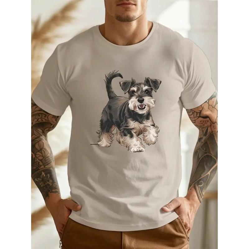 Летняя футболка с короткими рукавами и животными для мужчин, повседневная футболка с 3d узором и принтом, модная уличная одежда больших размеров, мужская футболка, спортивная одежда