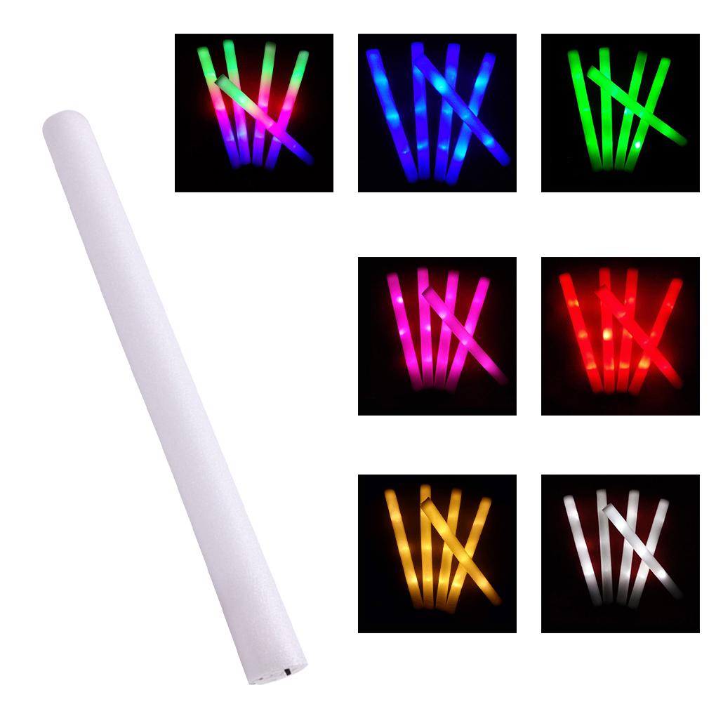 Music Concert Glow Stick Nightclub Holiday Banquet Flashing LED Sticks Camping Glowstick Battery Operated Wand Party Supplies