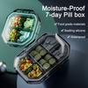 7 Days Pill Box Mini Medicine Organizer Weekly Travel Tablets Container Daily Waterproof Medicine Case Vitamins Capsules Holder