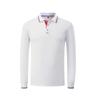 POLO Shirt Men's and Women's Work Clothes Long-sleeved T-shirt Solid Color Lapel Cotton Solid Color T-shirt Spring and Autumn