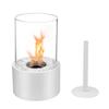 Настольный костер с прозрачным стеклянным покрытием для внутреннего и наружного использования на заднем дворе, балконе, патио, камин, прочная переносная печь, горелка, украшение