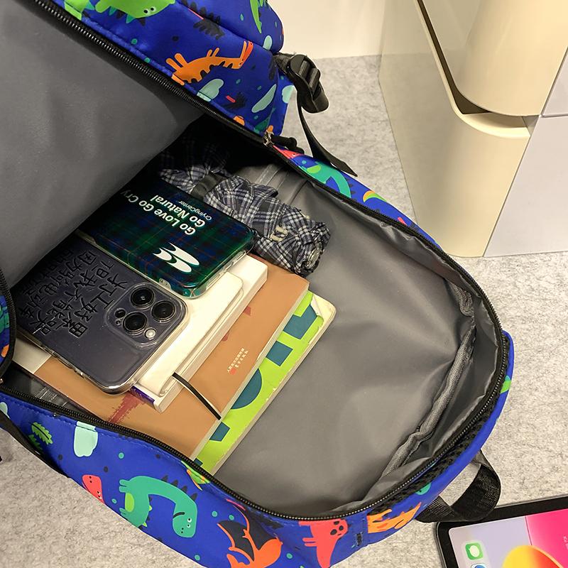 Рюкзак с принтом граффити большой емкости для школьников младших классов, школьная сумка для путешествий на открытом воздухе