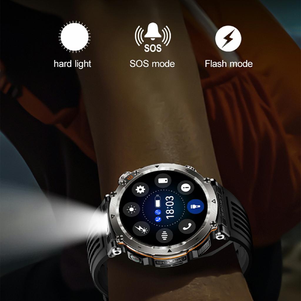 HT30 Силиконовый ремешок 1,7-дюймовые умные часы Мониторинг здоровья Компас Спортивные часы