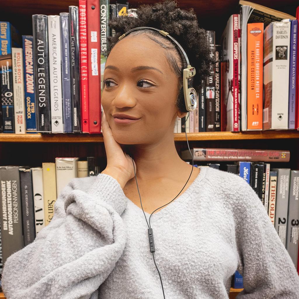 Koss Porta Pro Wired Limited Edition Rhythm Beige Headphones Inline Microphone Volume Control Touch Remote with Hard Carry Case and Plug Rhythm Beige