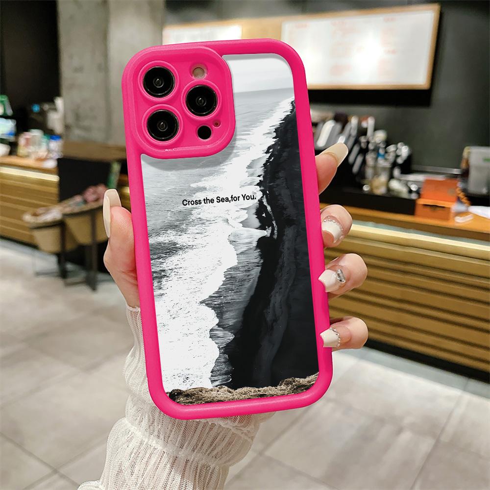 Чехол для телефона для iPhone 11 Cases Iphone 13 Pro Max 14 15 12 XR XS X 7 8 Plus SE 13promax Мягкий силиконовый чехол-накладка из ТПУ