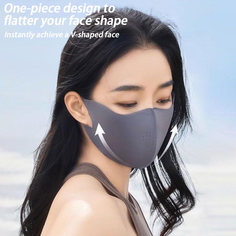 Uv Protection Breathable Face Mask 3D Seamless Full Face Outdoor Lightweight Sun Block Flex Fit
