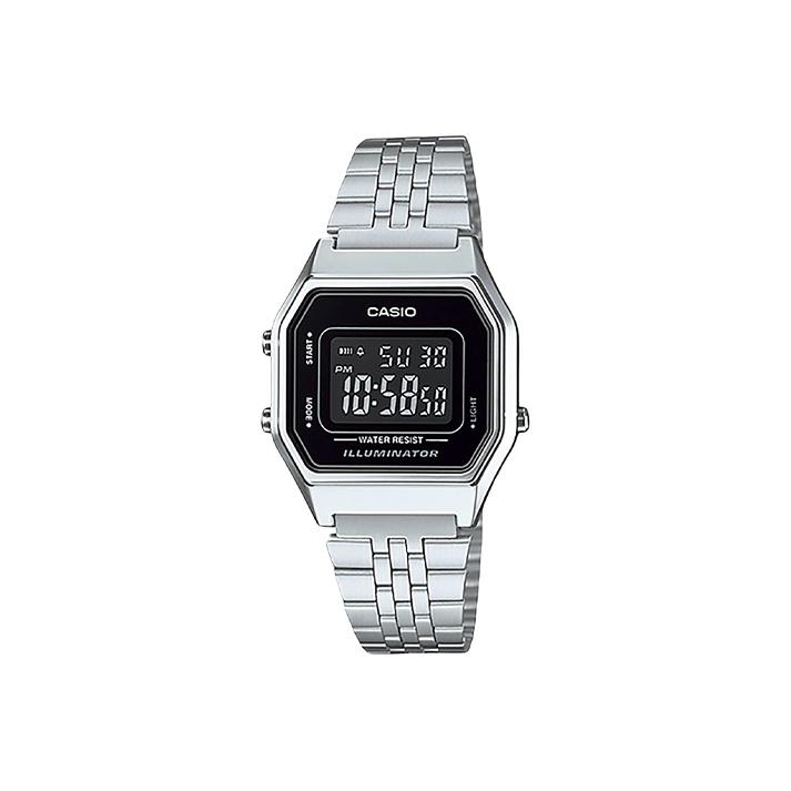 Casio Женские стандартные часы Черные LA680WA-1B-TAIWAN