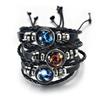 Arrival Vintage 12 Constellations Leather Bracelet Men Women Personality Alloy Charm Bracelet
