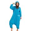 Cookie Monster Cosplay Costume Kigurumi Anime One-Piece Pajamas Winter Homewear
