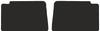 Rear Floor Mats For: Toyota Corolla Xi E16 Hatchback, Sedan 2013-2019