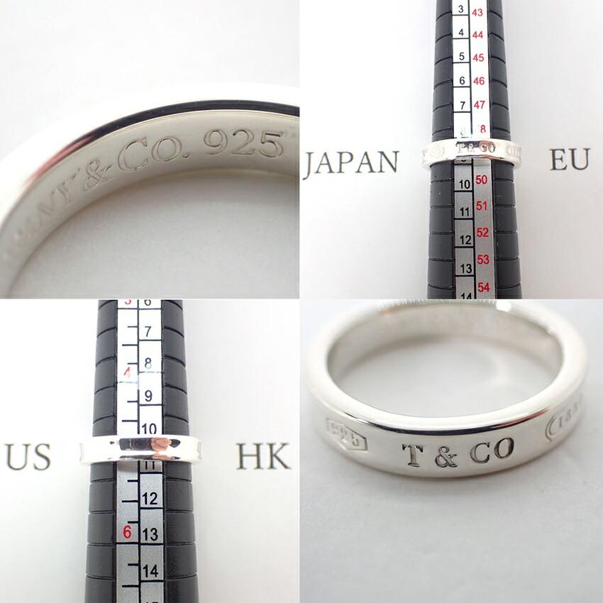 [Used] TIFFANY 925 1837 Narrow Ring / Size 9 / j14-9