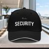 Duckbill Baseball Cap with SECURITY Print  Lightweight Adjustable for Running Fitness Outdoor Sports Travel Daily Wear