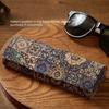 Exotic Pattern Glasses Box Anti-pressure Sunglasses Storage Box Vintage Glasses Case  Women