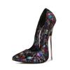 Pointed Thin Heels  Nightclubs Metal Heel Pole Dance Large Size High Heels Dancing Women's Shoes WZ