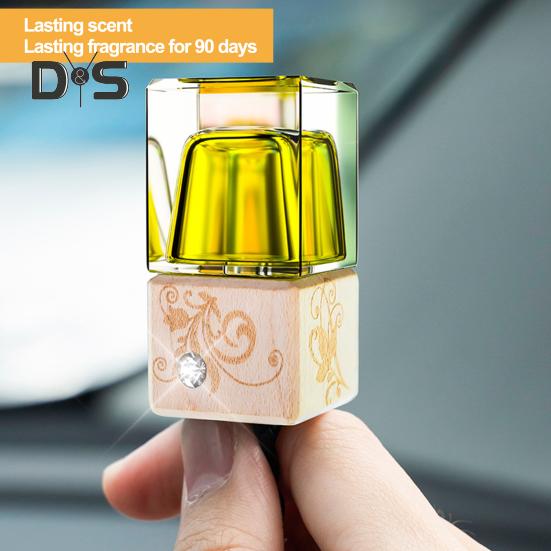 Автомобильный парфюмерный кулон, долговечный аромат, декоративное стекло, автомобильный парфюмерный декор для бодрящего вождения