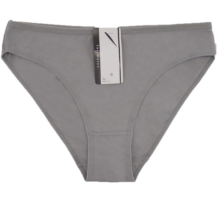 Soft Cotton Panties for Women Sexy Low Waist Briefs Solid Color Underwear Ladies Lingerie 1 Piece