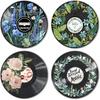 Hippie Decor, Posters for Room Aesthetic - Botanical Wall Art, Record Decor, 4 Pcs 12"