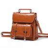 Women Backpack Cross Body Laptop Bag Daypack Genuine Leather Travel Book School Female Cowhide Shoulder Messenger Bags