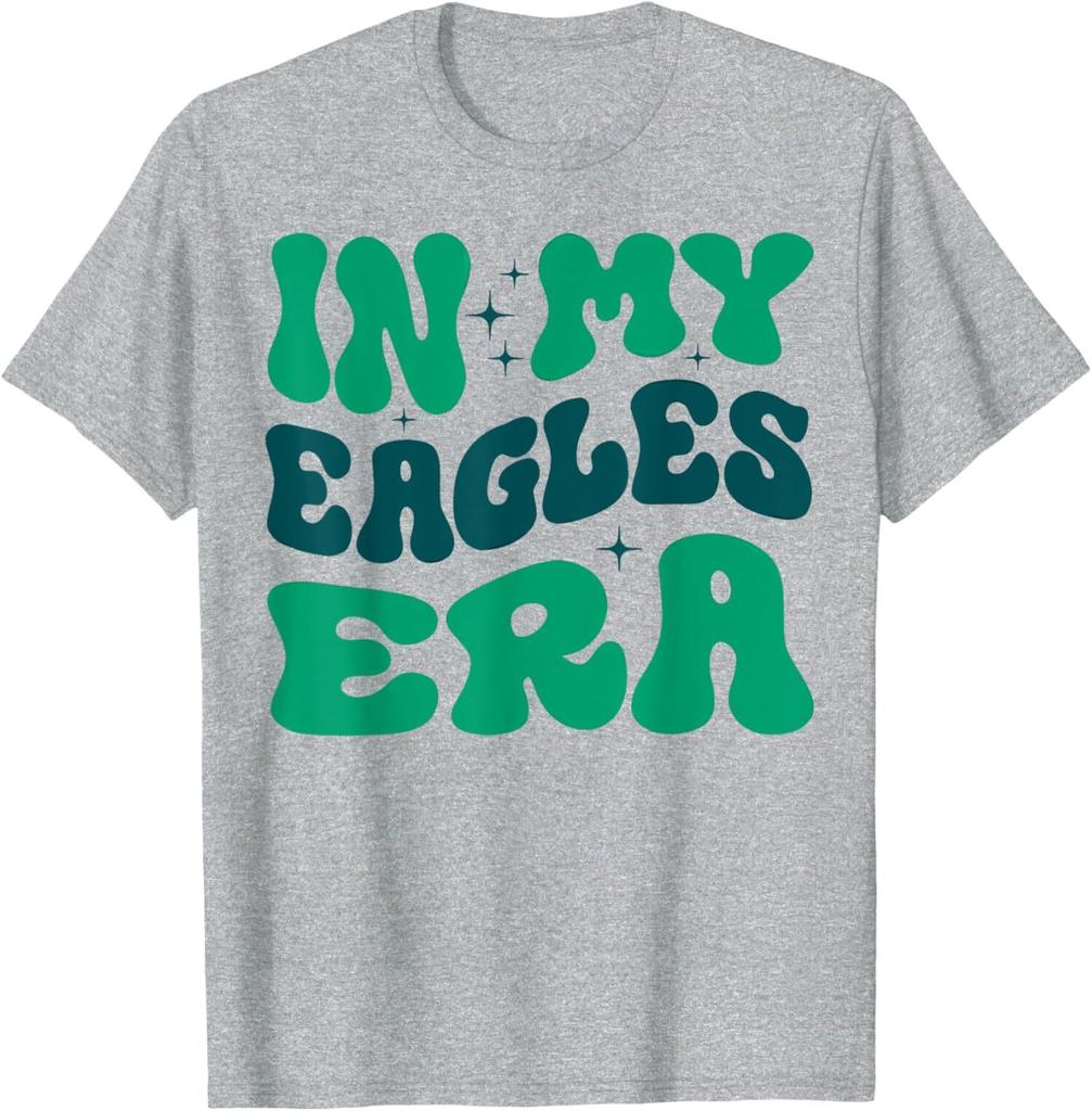 Retro Vintage In My Eagles Era Groovy Football Fans Unisex T-Shirt