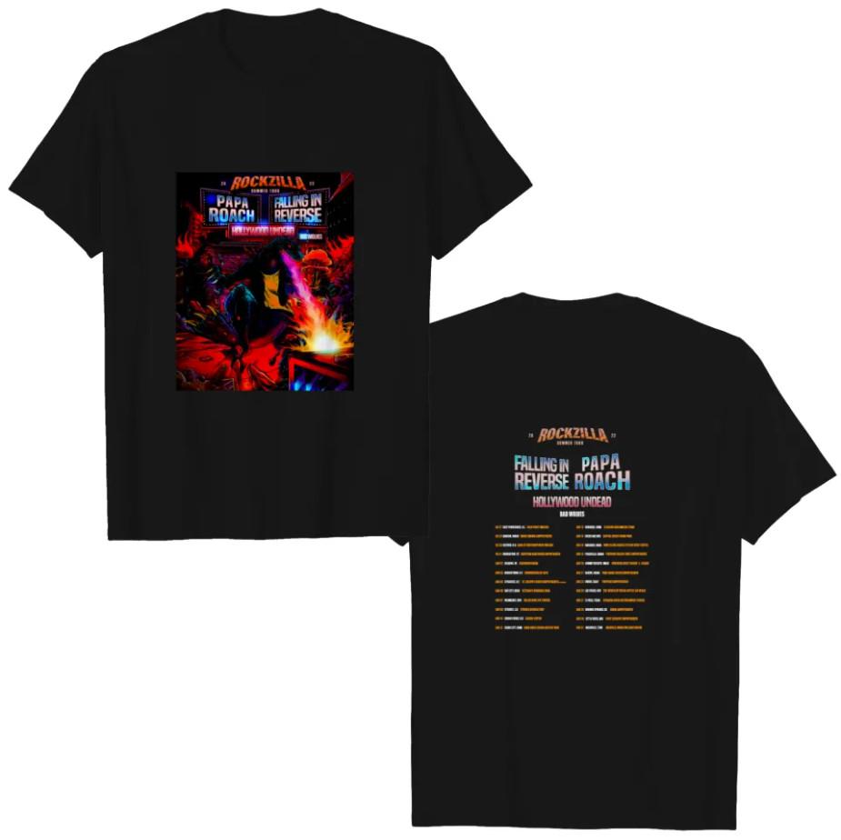 Rockzilla – Summer Tour 2022 T-Shirt | Rock Tour Concert Graphic Tee Unisex T-Shirt